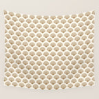Art Deco Pattern 1 - Gold Wall Tapestry Gallery Image 4
