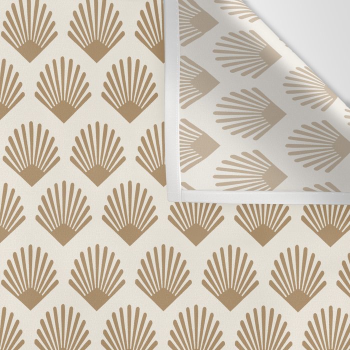 Art Deco Pattern 1 - Gold Wall Tapestry Gallery Image 3