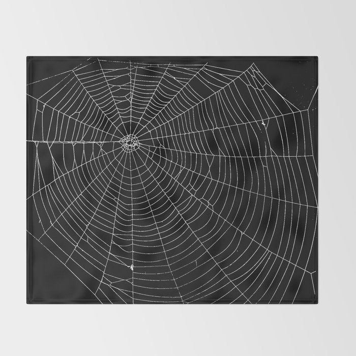 Spiders Web Throw Blanket Gallery Image 2