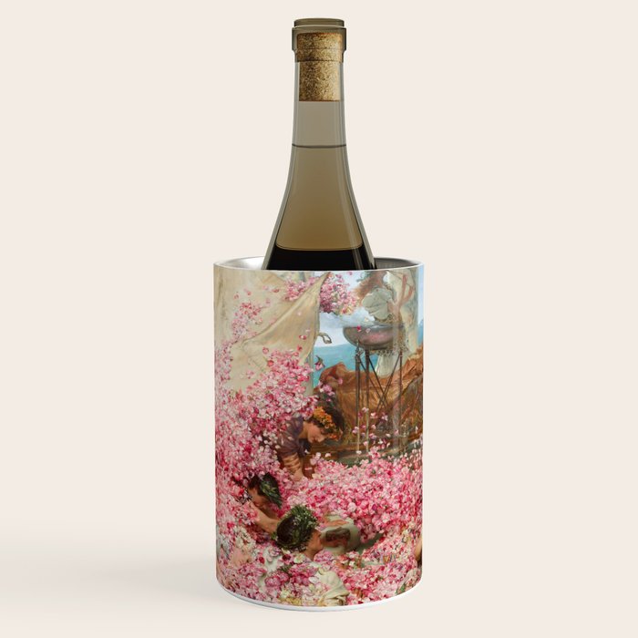 Lawrence Alma-Tadema's The Roses of Heliogabalus,  Roman Elagabalus with rose petals painting Wine Chiller Gallery Image 2