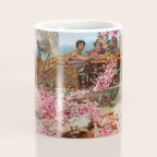 Lawrence Alma-Tadema's The Roses of Heliogabalus,  Roman Elagabalus with rose petals painting Coffee Mug Gallery Image 4