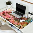 Lawrence Alma-Tadema's The Roses of Heliogabalus,  Roman Elagabalus with rose petals painting Desk Mat Gallery Image 2