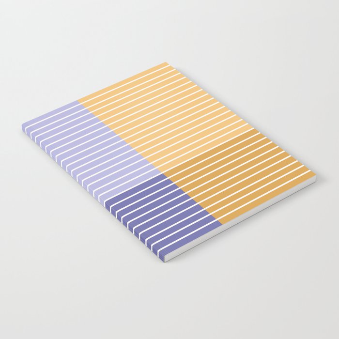 Color Block Line Abstract XXI Notebook Gallery Image 1