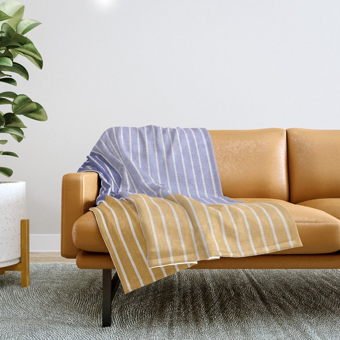 Color Block Line Abstract XXI Throw Blanket Gallery Image 1