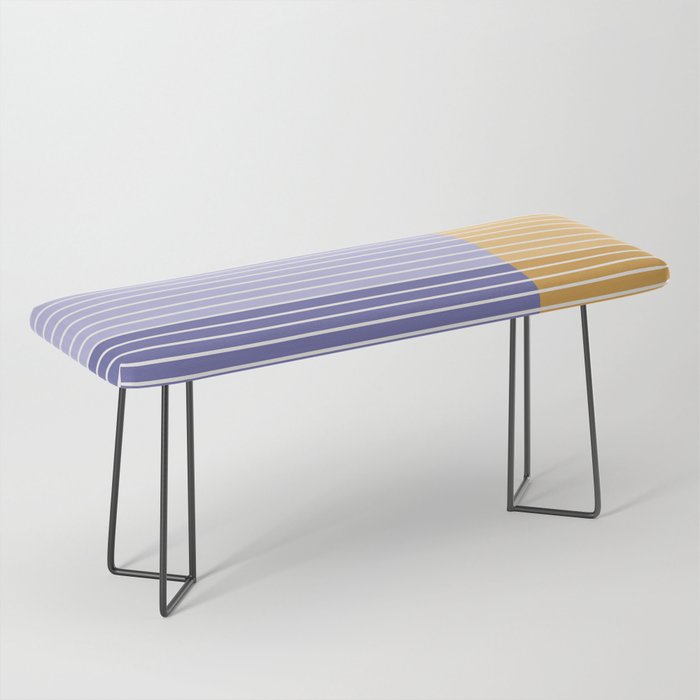 Color Block Line Abstract XXI Bench Gallery Image 1