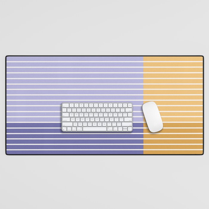 Color Block Line Abstract XXI Desk Mat Gallery Image 1