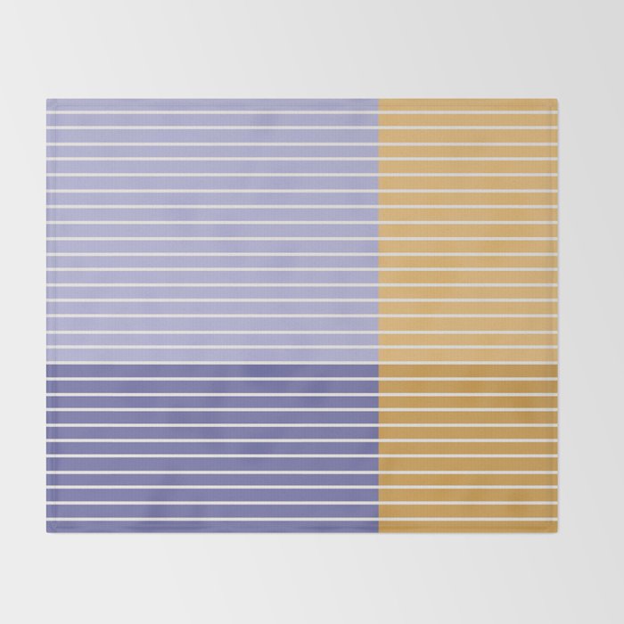 Color Block Line Abstract XXI Throw Blanket Gallery Image 2