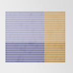 Color Block Line Abstract XXI Throw Blanket Gallery Image 2