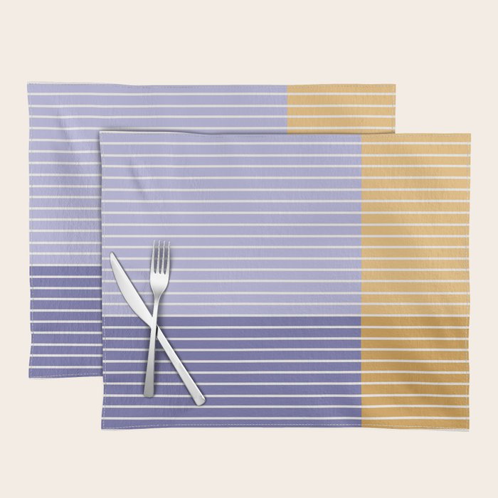 Color Block Line Abstract XXI Placemat Gallery Image 1