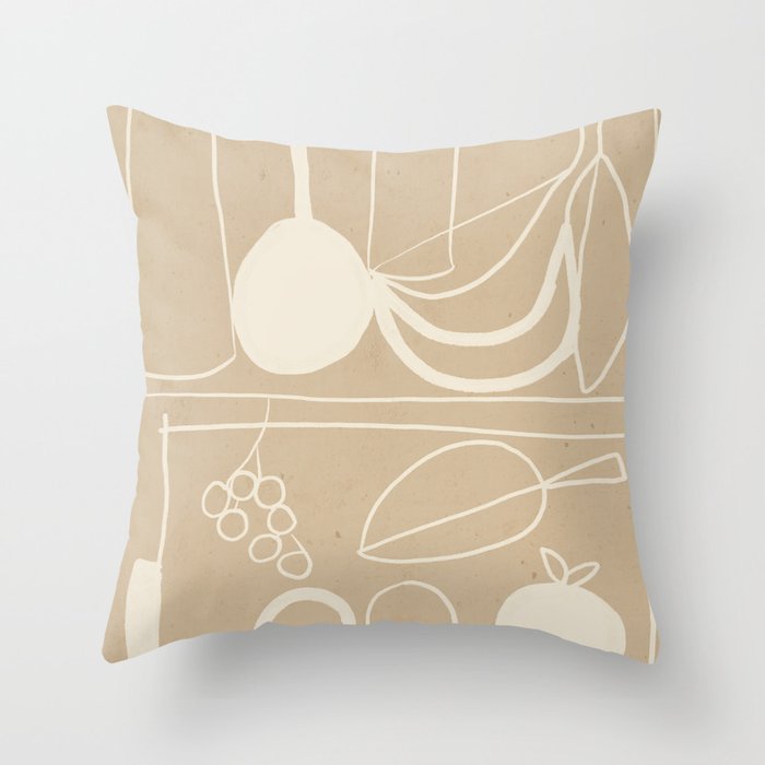 Minimalist Still Life 18 Throw Pillow Gallery Image 1