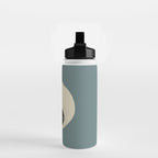 Hidden cat 9 blue yin yang kitty hug Water Bottle Gallery Image 2