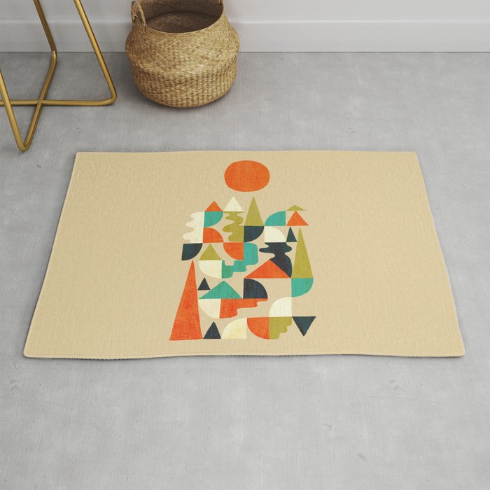 Mountains Hills and Rivers Rug Gallery Image 1