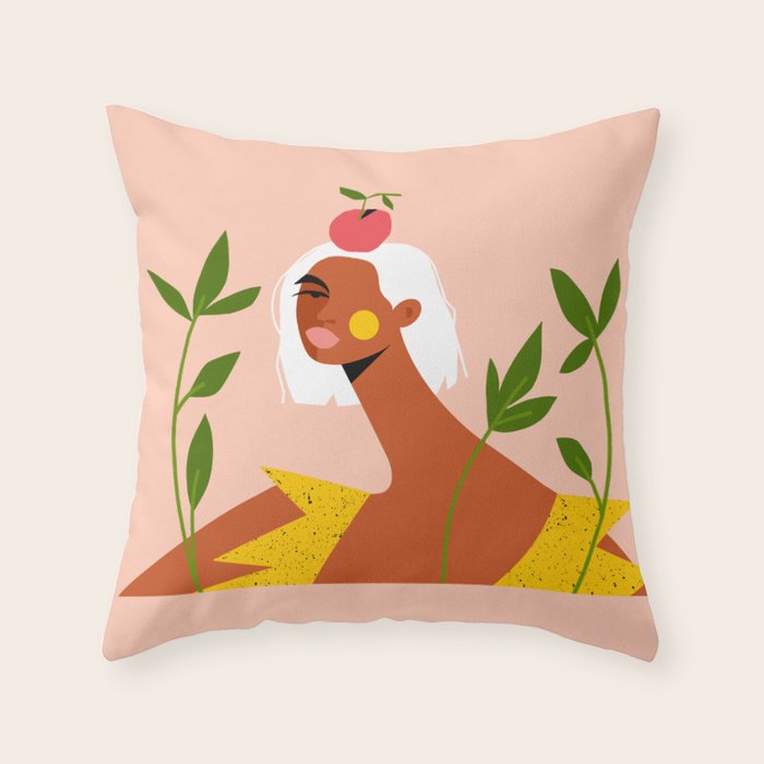 Back To School Vibes Throw Pillow Gallery Image 6