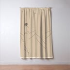 Minimal Abstract Art Plant 38 Window Curtain Gallery Image 3