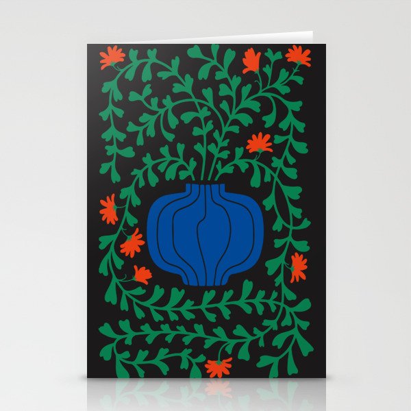 Summer Bloom: Midnight Rain Forest Stationery Card Gallery Image 2