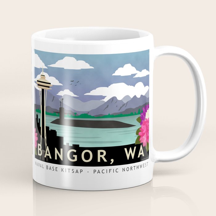 Bangor, WA - Submarine Homeport Coffee Mug Gallery Image 1