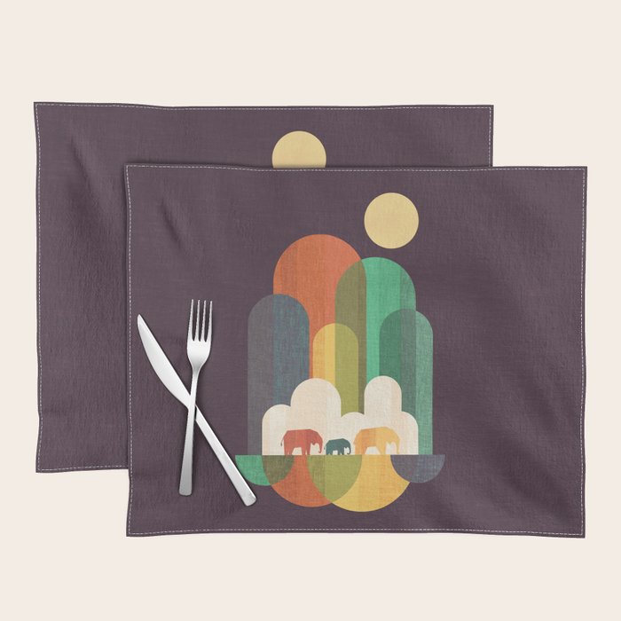 Elephant walk Placemat Gallery Image 1