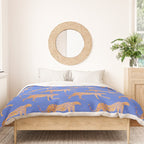 Leopard - Orange Duvet Cover Gallery Image 3