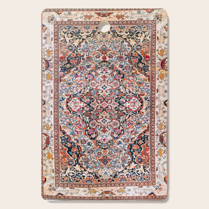 Sarouk Arak West Persian Rug Print Cutting Board Gallery Image 1