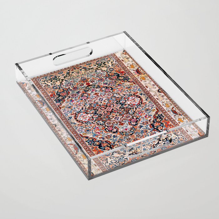 Sarouk Arak West Persian Rug Print Acrylic Tray Gallery Image 1