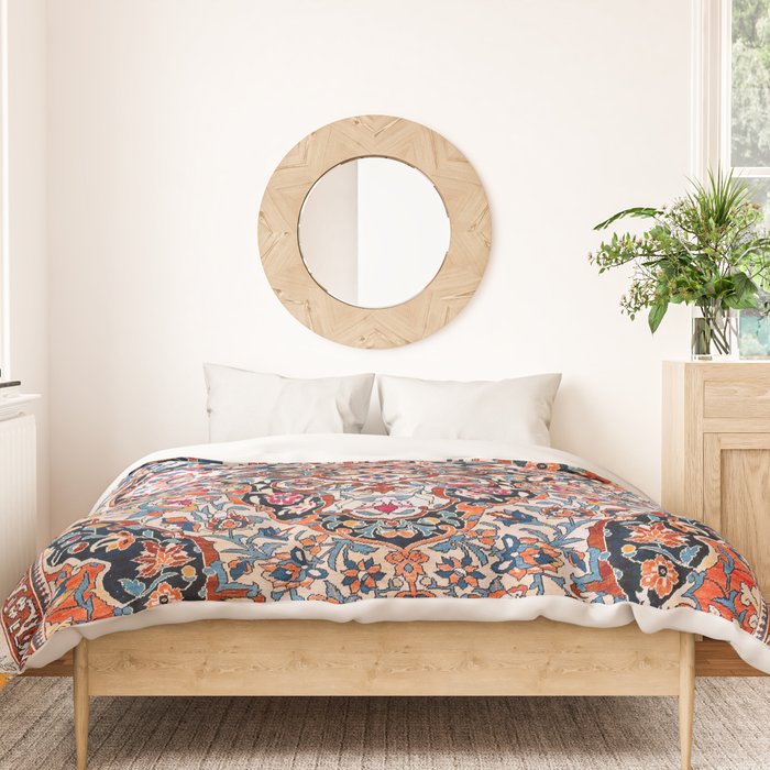 Sarouk Arak West Persian Rug Print Duvet Cover Gallery Image 3