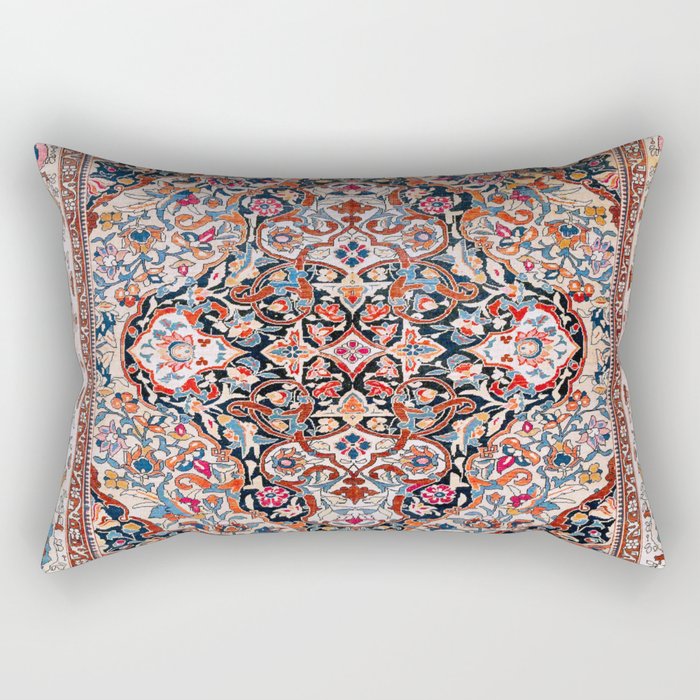 Sarouk Arak West Persian Rug Print Rectangular Pillow Gallery Image 2