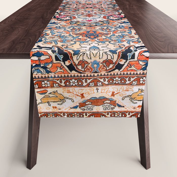 Sarouk Arak West Persian Rug Print Table Runner Gallery Image 1