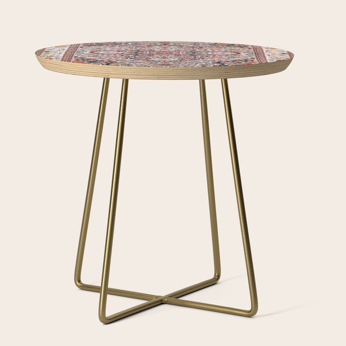 Sarouk Arak West Persian Rug Print Side Table Gallery Image 1