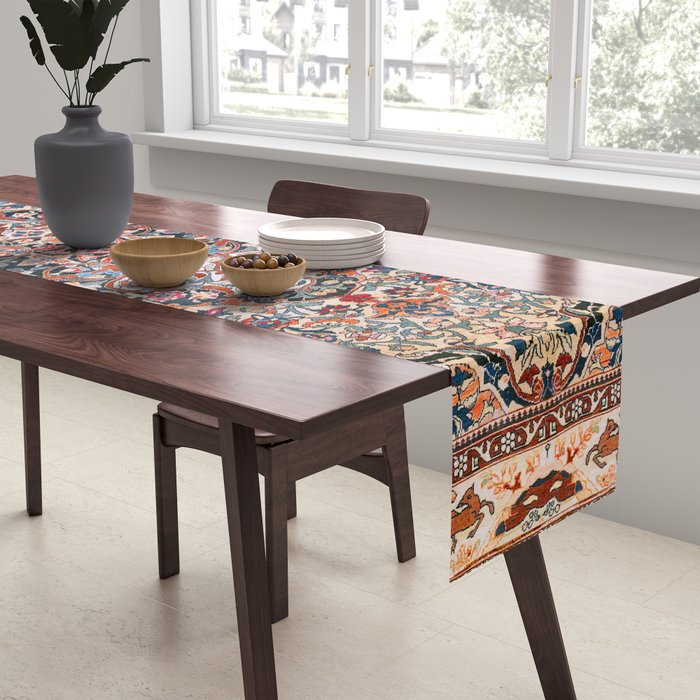 Sarouk Arak West Persian Rug Print Table Runner Gallery Image 2