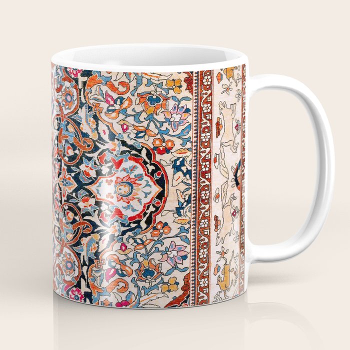 Sarouk Arak West Persian Rug Print Coffee Mug Gallery Image 1