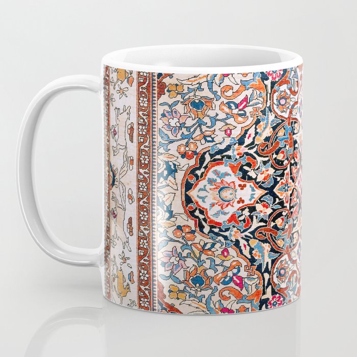 Sarouk Arak West Persian Rug Print Coffee Mug Gallery Image 3