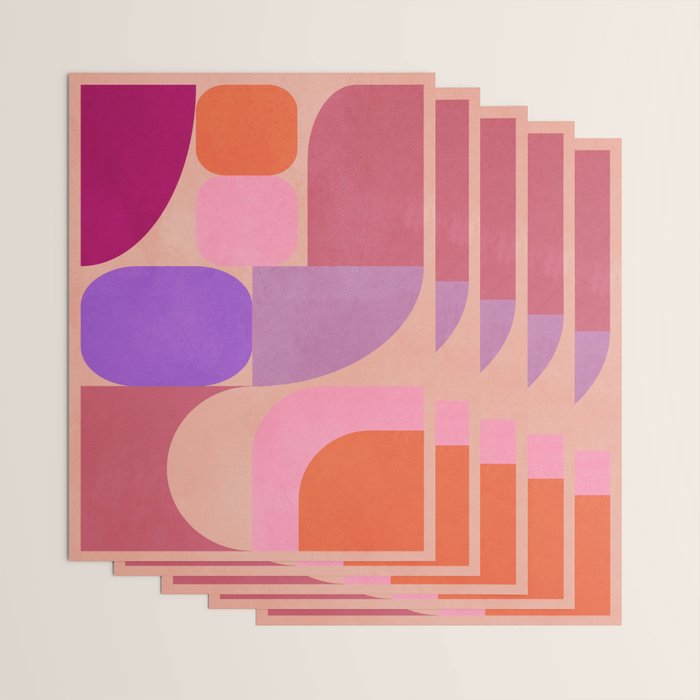 Geometric Shapes 202 Wrapping Paper Gallery Image 3