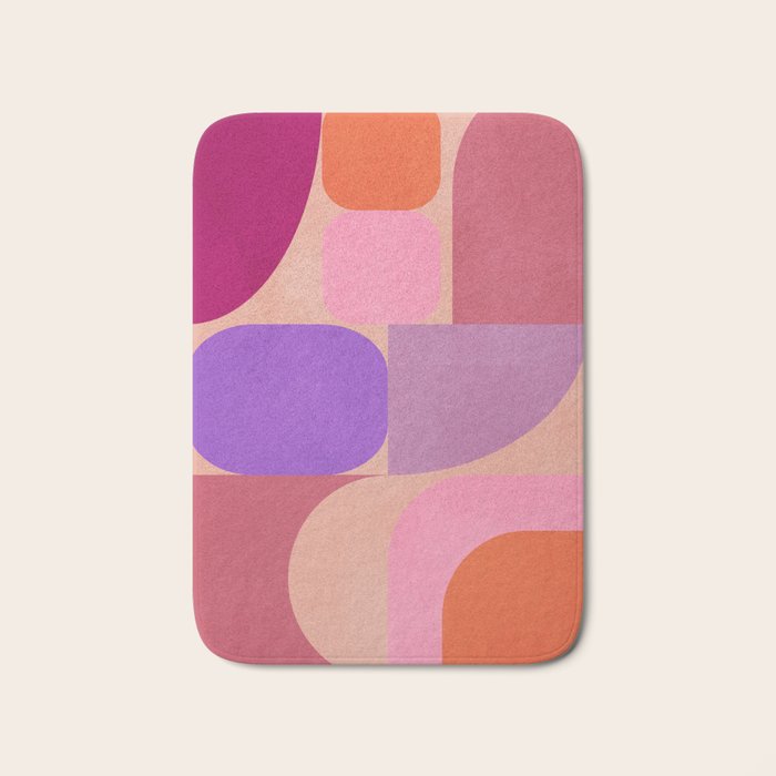 Geometric Shapes 202 Bath Mat Gallery Image 1