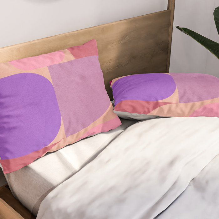 Geometric Shapes 202 Pillow Sham Gallery Image 2