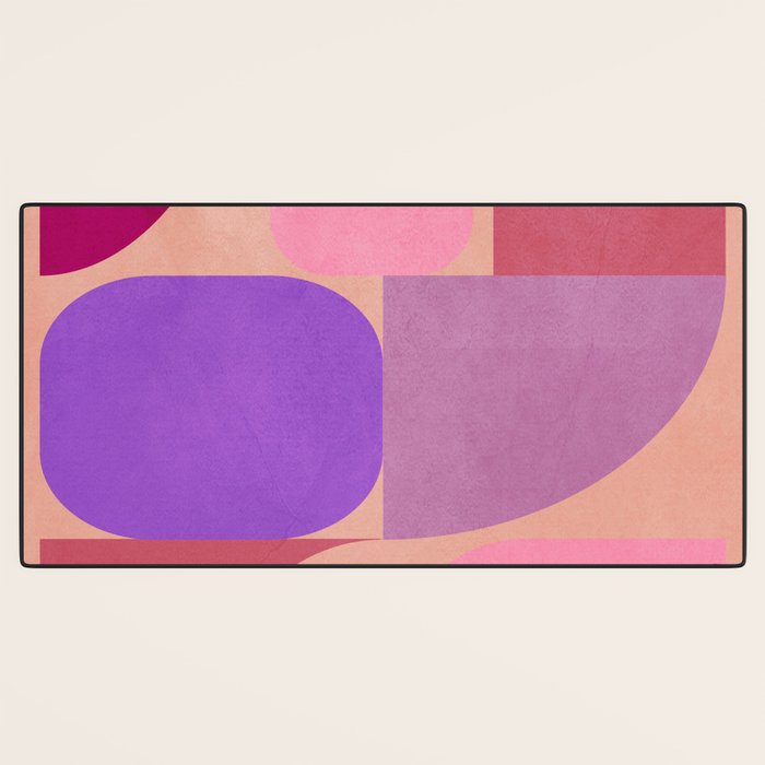 Geometric Shapes 202 Desk Mat Gallery Image 3