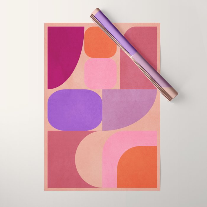 Geometric Shapes 202 Wrapping Paper Gallery Image 1