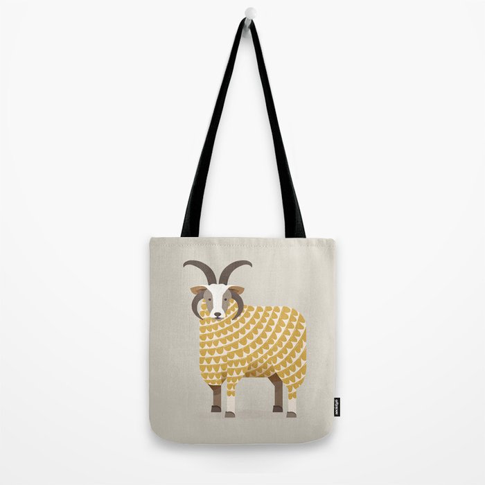 Whimsical Jacob Sheep Tote Bag Gallery Image 2
