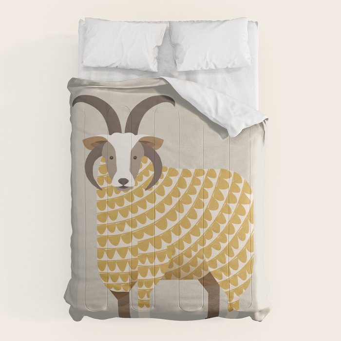 Whimsical Jacob Sheep Comforter Gallery Image 1