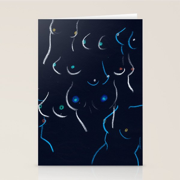 Breasts in Night Stationery Card Gallery Image 2