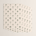 Summer palm tree doodle art pattern Wrapping Paper Gallery Image 3