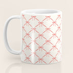 Bows & Ribbons Pattern II Red Coffee Mug Gallery Image 3