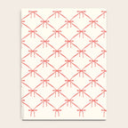 Bows & Ribbons Pattern II Red Notebook Gallery Image 4