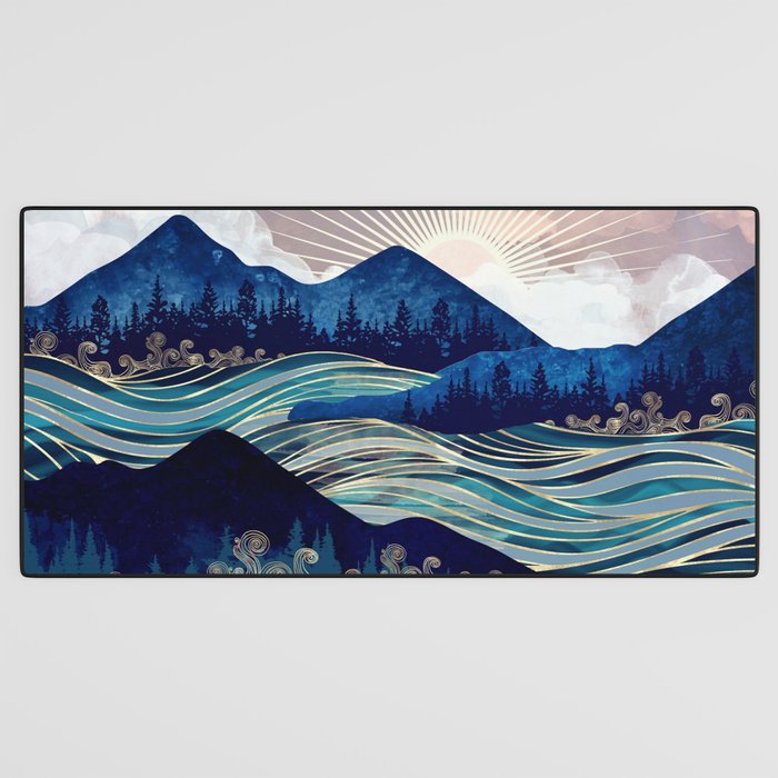 Ocean Sunrise Desk Mat Gallery Image 3