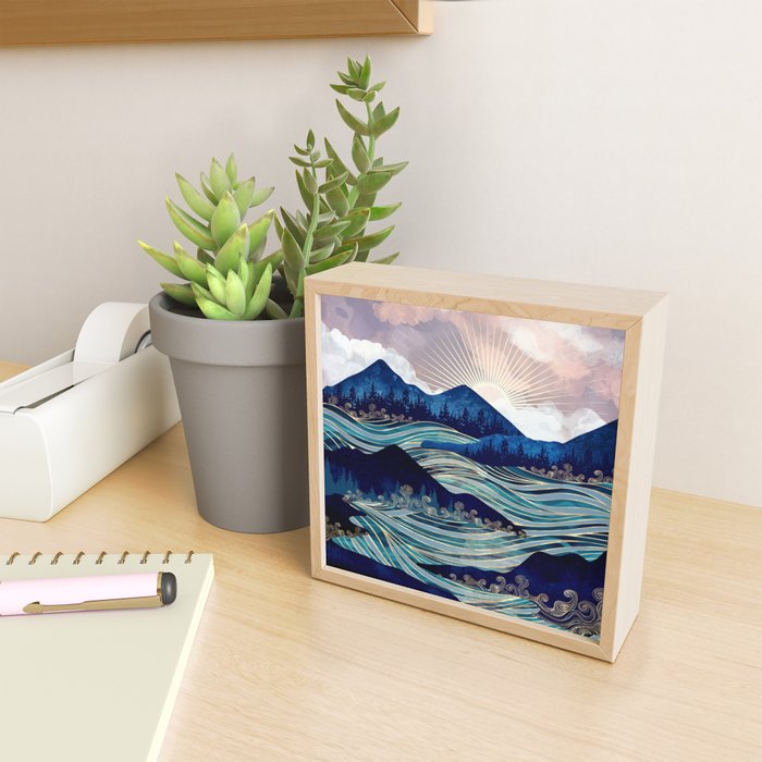 Ocean Sunrise Mini Art Print Gallery Image 2