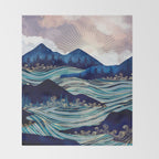 Ocean Sunrise Throw Blanket Gallery Image 2