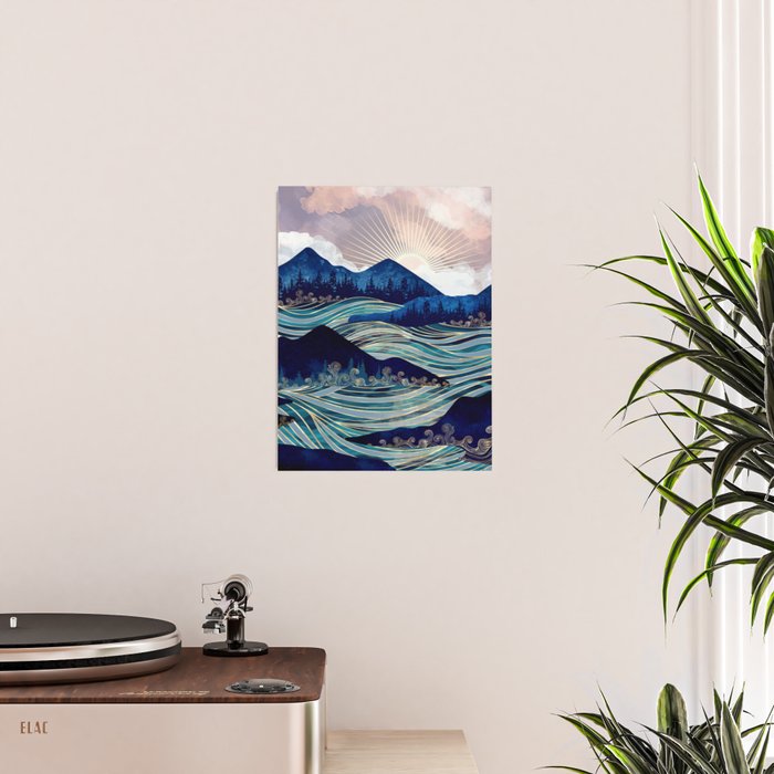 Ocean Sunrise Poster Gallery Image 2