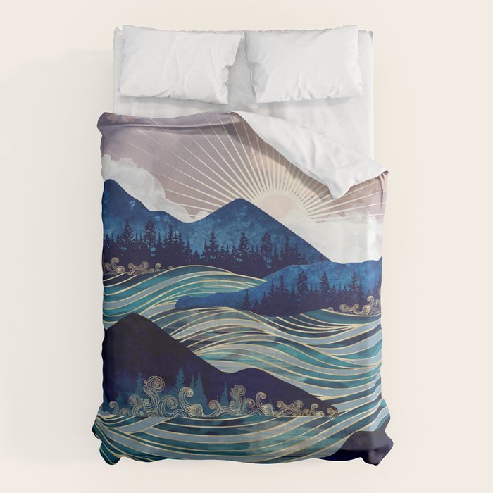 Ocean Sunrise Duvet Cover Gallery Image 1