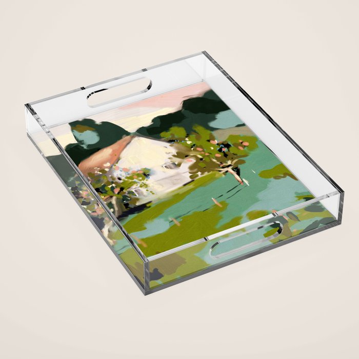 mountain alps german landscape  Acrylic Tray Gallery Image 1
