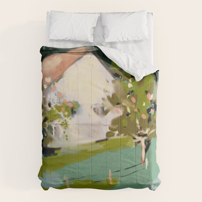 mountain alps german landscape  Comforter Gallery Image 1