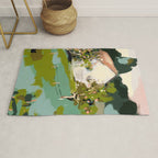 mountain alps german landscape  Rug Gallery Image 1